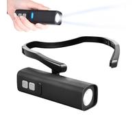 Qkbuza - Head Torch - Rechargeable Head Light with Motion Sensor, Waterproof Bright Outdoor Equipment Torch for Fishing, Climbing, Cycling, Mountaineering
