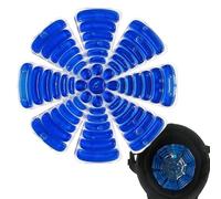 Qkbuza Ice Pack Under the Hat - Cooling Liner for Bicycle Helmet, Cooling Pad for Fishing Hat and Cold Insert for Helmet for Hiking, Running,