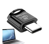 Qkbuza Memory Card Readers for Computers | Type C Card Reader, Portable Adapter Fast Direct Connect for Smartphone Camera