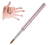 Qkbuza Nail Polish Brushes,Polish Nail Gel Painting Brush Dotting Tool - Fine Portable Dust Remover, Drawing Detailing Tool for Families, Lovers, Friends