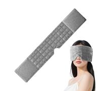Qkbuza Night Mask, Breathable and Light Blocking Nap Mask, Soothing Eye Mask for TGV Trips Road Trips Airplanes Trains Women