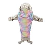 Qkbuza Oversized Hoodie Pet Blanket, Oversized Wearable Blanket - Onesie Sleeping Bag with Pockets | Oversized Warm Sleeping Bag Wearable Blanket for Pets, 140 cm., One size