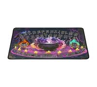 Qkbuza Pendulum Mat | Rubber Witchery Board Game,Altar Supplies, Portable Witchery Supplies For Tarot Reading, Wisdom Seeking