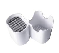 Qkbuza Potato Chipper Stainless Steel French Fry Cutter, Manual Chip Cutter Machine Potato Chips Cutter, Fast Cutting Salad Slicer Fruit Cutter Manual Kitchen Tools, Potato Chipper for Fries Potato