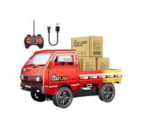 Qkbuza Remote Control Truck, Construction Vehicle with Light and Sound | Toy Trucks, for Indoor and Outdoor Play, Racing in the Park, Backyard, for Christmas And