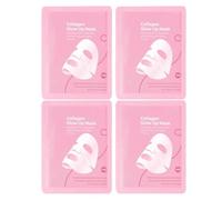 Qkbuza Sheet Masque for Face - 4 Piece Glow up Beauty Products | Tightening Lifting Hydrating Moisturizer Patches for Eye Chin Neck Sleep Beauty Spa