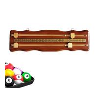 Qkbuza Shuffleboard Scorekeeper, Shuffleboard Scoreboard - Scoreboard Score Keeper,Reusable Professional Pool Score Keeper Transparent,