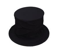Qkbuza Spring Magic Hat, Black Folding Magician Hat, Spring Hat, Top Hat For Magician, Magic Tricks, Magic Accessories For Playing Cards