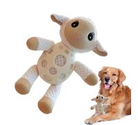 Qkbuza Stuffed Animal Pets Chew Toys - Interactive Bunny And Lamb Cute Chewing Doll,Plush Puppy Sound Toy Home Bedroom Decoration For Aggressive Chewers