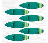 Qkbuza Surf Finger Board | 6 Wind Finger Boards - The Fun Miniature Fingerboard Game for Teens and Decoration for Beach, Classroom, Desks, Window and Home Decor