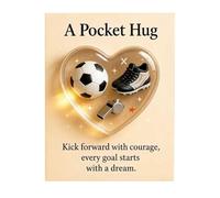 Qkbuza Themed Sports Support | Pocket Motivation Keepsake | Inspirational Memory Card - for Athletes Supporters Collectors Tournaments Birthday & Travel