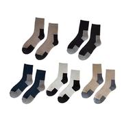 QKCQQTS 5 Pairs Unisex Winter Thermal Warm Thick Synthetic Wool Socks, mid-tube socks cashmere socks,men's winter warm socks (5 Pairs -a,One Size)