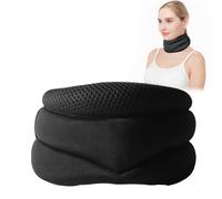 QKEINV Neck Support For Snoring, Necksupport - Never Snore Again, Anti Snoring Neck Collar, 2025 New Necksupport Support Pillows For Sleeping, Ergonomic Soft Foam Necksupport Brace Travel Pillow