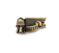 QKEOISUD Death Korps of Krieg Memorial Badge Pin Desktop Battle Chess Game Troops Legion Stylish Copper Brooch, Game Enthusiasts Role Playing Clothing Jewelry Accessories Gifts