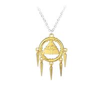 QKEOISUD Millennium Wheel Wisdom Golden Necklace Fashion Sennen Item Game Card Duelist Role-Playing Alloy Jewelry Accessories Necklace, Anime Themed Male and Female Fan Gifts