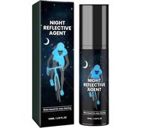 Qklovni Glow in The Dark Spray Paint, Clear Spray Paint That Glows White in The Dark Paint for Stencil & Decorative Items, Night Reflective Agent, High Visibility Vibrant Spray Paint (Blue)
