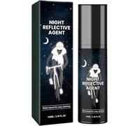 Qklovni Glow in The Dark Spray Paint, Clear Spray Paint That Glows White in The Dark Paint for Stencil & Decorative Items, Night Reflective Agent, High Visibility Vibrant Spray Paint (White)