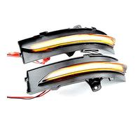 QKLsudua 2pcs Dynamic Sequential Blink Compatible with Fo-rd E-dge 2015-2019 LED Side Mirror Turn Signal Light Assembly