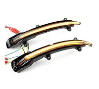 QKLsudua 2pcs Dynamic Sequential Blink LED Side Mirror Turn Signal Light Assembly Compatible with Au-di Q5 SQ5 8R 2010-2017, Q7 4L SQ7 2010-2015