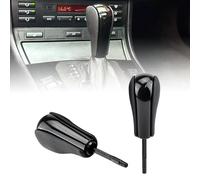 QKLsudua Short Type Black Car Automatic at Short Long Gear Stick Shift Gear Knob Compatible with B-MW E81 E82 E87 E90 E91 E92 E93 E36 E38 E39 E46 Z4 Z3 E53 E60 X5 X3