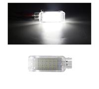 Qklyxr 2PCS Red Courtesy Door Trunk Footwell Golve Box Light Lamp, for, A3 8P A4 B6 B7 B8 B9 A6 S6 C6 A7 S7 A8 S8/Q5 Q7 R8 A1 Car License Plate Light(White 1PC)