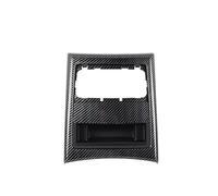 Qklyxr 4 Colors Rear Air Conditioner AC Vent Grille Outer Frame Surrounding Cover Ashtray Trim Panel, for, 3 Series E90 E91 2005-2012 Car Accessories(BLACK Model A Carbon)