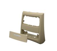 Qklyxr 4 Colors Rear Air Conditioner AC Vent Grille Outer Frame Surrounding Cover Ashtray Trim Panel, for, 3 Series E90 E91 2005-2012 Car Accessories(BLACK Model D Beige)
