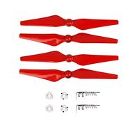 Qklyxr 4pcs 9450S Propeller Quick Release Blade CC CW Props Wing With Mount Base Spare Parts, For DJI Phantom 4 PRO 4a Advanced Drone Fpv Racing Drone Propeller(Red)