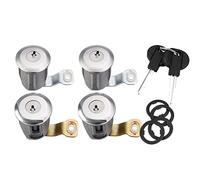 Qklyxr 4Pcs Car Barrel Door Locks Keys Set 252522 9170.G3, for, for Peugeot, for,for Partner, for, for Citroen, Xsara 1996-2007 Car Door Lock