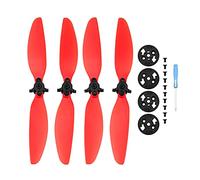 Qklyxr 4pcs Propellers Quick Release Props Blade Replacement Foldable Wing Fan Spare Drone Accessories, for DJI, for MINI, 2, for Mavic Drone Propeller Blade Replacement(Red)