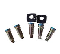 Qklyxr 5PCS Door Lock Barrels with 2 Keys Any Door, for, VITO W638 Car Door Lock