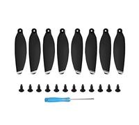 Qklyxr 8 PCS 4726 Propeller, for DJI, for Mavic, for MINI, Drones 4726F Colorful Quick Setup Low-Noise Blade With Removal Tool Drone Propeller Blade Replacement(Silver)