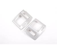 Qklyxr ABS Front Dashboard Side Air Conditioning Vent Outlet Cover Trim Car Accessories, for Toyota, for Land Cruiser, Prado FJ150 150 2018 Left Hand Drive Interior Trim Strip