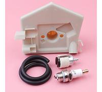 Qklyxr Air Filter Fuel Filter Line Hose Spark Plug Kit, for Husqvarna, 51 55,for Rancher, Chainsaw Garden Tool Spare Part 503898101 Chainsaw Fuel Hose