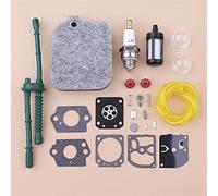 Qklyxr Air Fuel Filter Line Hose, for, BG45 BG46 BG55 BG65 BG85 Primer Bulb Check Valve Spark Plug Carburetor Repair Kit 4229 120 1800 Chainsaw Fuel Hose