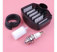 Qklyxr Air Fuel Filter Line Hose Spark Plug Kit, for Husqvarna, 357 359 357XP 359XP Chainsaw Replacement Spare Tool Part 537010901 Chainsaw Fuel Hose