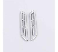 Qklyxr Car A Pillar Window Air Condition Vent Outlet Cover Trim Car Styling, for A6 C8 2019 2020 Carbon Fiber Inner Accessories Car Air Vent Trim(ABS Matte)