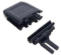 Qklyxr car airflow holder clip Ac Front Grille Console Vents 1Pc, for Passat B8 2019 2020 Car Dashboard Rear Air Conditioner Outlet Conditioning Tab Clip Pick(BLACK 1pc rear)