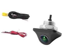 Qklyxr Car Rear Assist Camera Rear View Camera 180 Deg 4K 1080P Night Vision Ahd Car Reversing Parking Cam with Button Switch(BLACK CVBS)