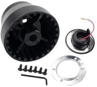 Qklyxr car steering mounting hub For E30 Black Racing Steering Wheel Hub Adapter Boss Kit HUB-E30 Car Hubs