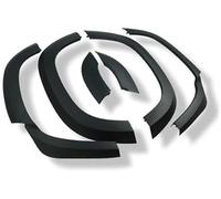 Qklyxr Car Wheel Arch, for Land Rover, for Defender 90 110 2020 2021 2022 2023 Eyebrow Protector Sticker Scratch Proof Kit Car Fender Flare Kit(BLACK 110 Matte Black)