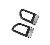 Qklyxr Carbon Fiber Interior Car Side Air Conditioning Vent Cover Trim Frame Auto Stickers, for Ford, Raptor, for F-150, 2017 2018 2019 2020 Interior Trim Strip