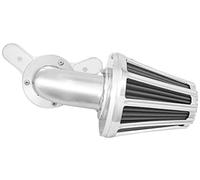 Qklyxr Cylinder Ventilation Mesh Motorcycle Air Cleaner Filter Intake, for Harley Dyna Softail Touring Trike 2008-2017