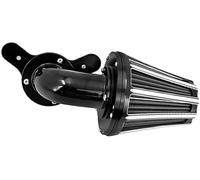 Qklyxr Cylinder Ventilation Mesh Motorcycle Air Cleaner Filter Intake, for Harley Dyna Softail Touring Trike 2008-2017