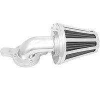 Qklyxr Cylinder Ventilation Mesh Motorcycle Air Cleaner Filter Intake, for Harley Touring Dyna Softail 2000-2017