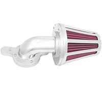 Qklyxr Cylinder Ventilation Mesh Motorcycle Air Cleaner Filter Intake, for Harley Touring Dyna Softail 2000-2017