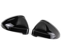Qklyxr Door Mirror Upper Cover Side Mirror Cover Cap, for A5, for A4, for S4, for Rs4, for S5, for Rs5 B9 Car Wing Frame Covers Rearview Trim Silver Matte Chrome Shell