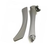 Qklyxr for, 3 Series E90 E91 E92 316 318 320 325 328i 2004-2012 Left Right Interior Door Pull Handle with Cover Trim Car Inner Door Handle Piece(Grey Left)