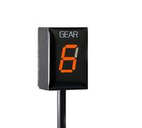 Qklyxr For CBR600 F3 F4 F4i CBR600FS CBR600 FS CBR600F4 CBR600F4i Motorcycle Accessories 1-6 Gear Display Indicator Speed Meter Motorcycle Gear Indicator(Orange)