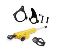 Qklyxr For KAABO, Wolf Warrior11, Warrrior GT, King+ Electric Scooter Electric Scooter Steering Damper(BLACK Gold Color3)